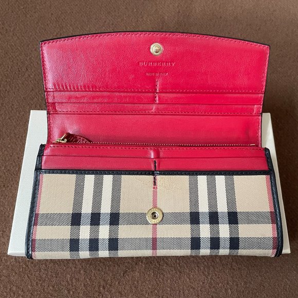 Burberry Vintage Check and Leather Continental Wallet - Picture 3 of 8
